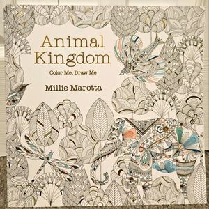 Brand New Animal Kingdom Adult Coloring Book